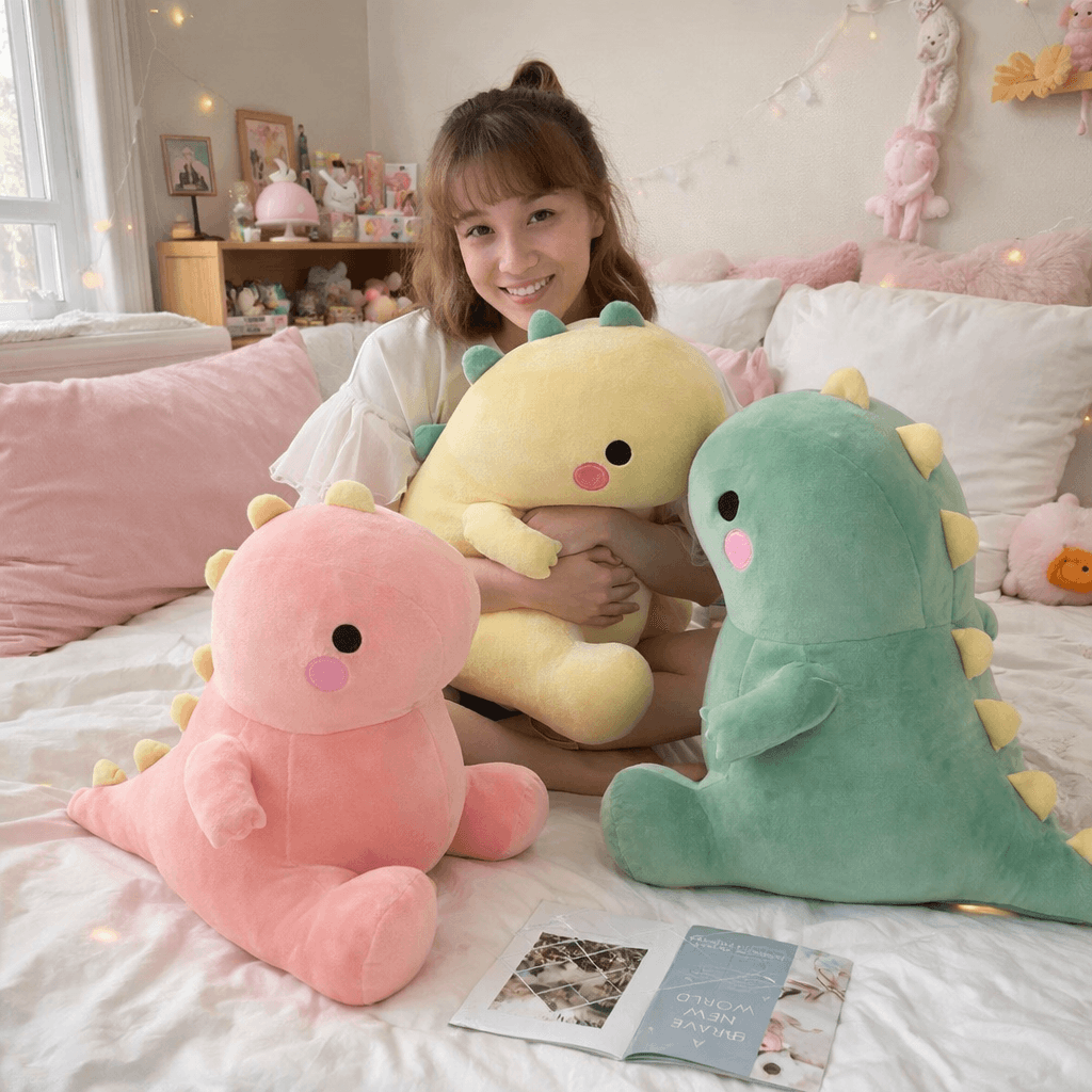 Kawaiies Collection - Soft toy - Taco, Taki & Tabi The Dino Family Plushies