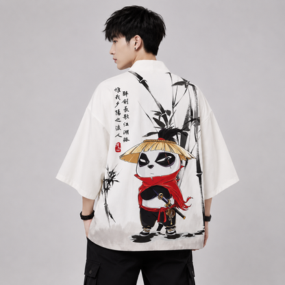 Kung Fu Panda Japanese-themed Bamboo Men's Kimono Set