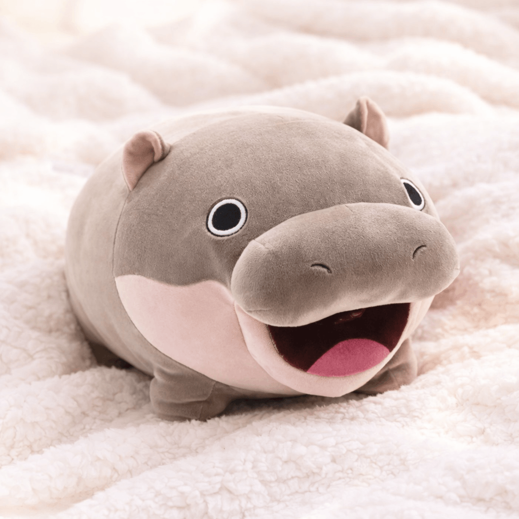 Kawaiies Collection - Soft toy - Kawaii Moo Deng Baby Hippo Plushie