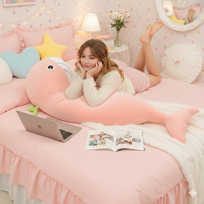 A Pod of Cuddly Whale Plushies