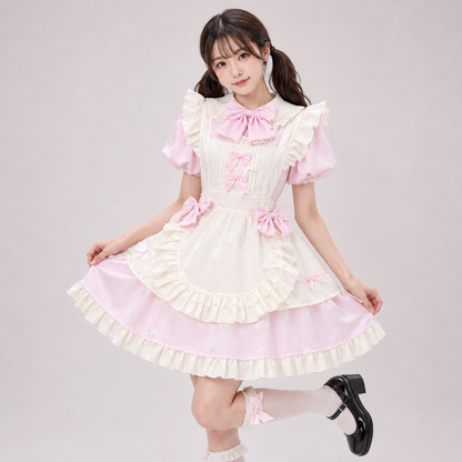 Kawaii Two-Tone Lolita Maid Cosplay Women's Dress Collection