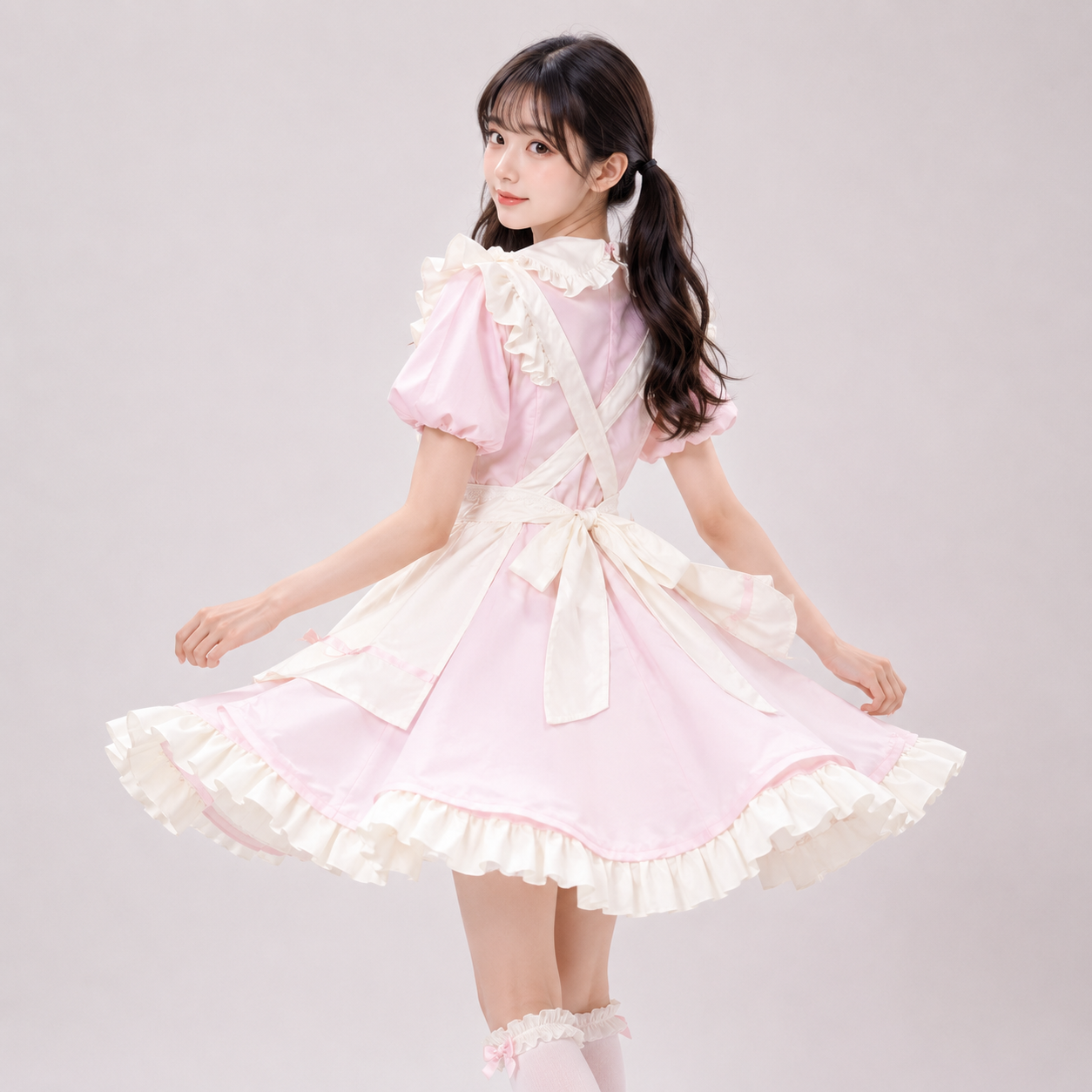 Kawaii Two-Tone Lolita Maid Cosplay Women's Dress Collection