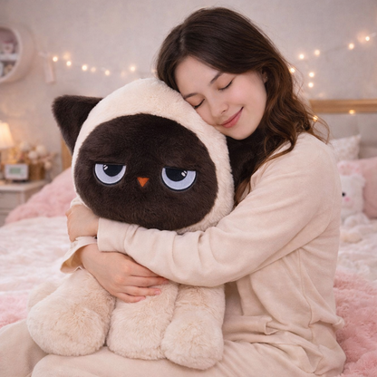 Momo the Sitting Kawaii Siamese Cat