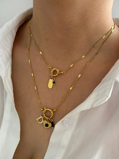 Daphne Layered Personalised Letter Necklace