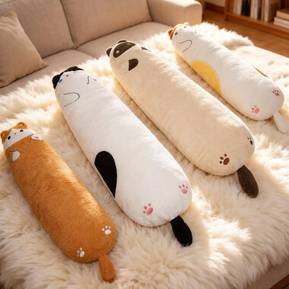 Fat Cat Body Pillow Plush