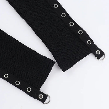 Shadow Mesh Gothic Harness Women's Top