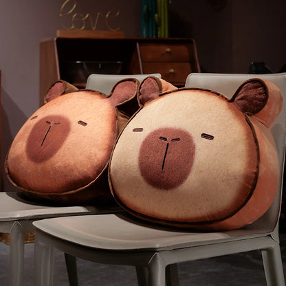 Capybara & Cat Toastie Bread Cookie Plushies