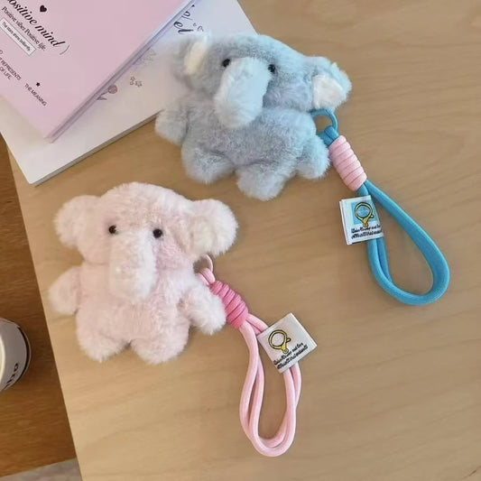 Fluffy Elephant Plush Airpods Case