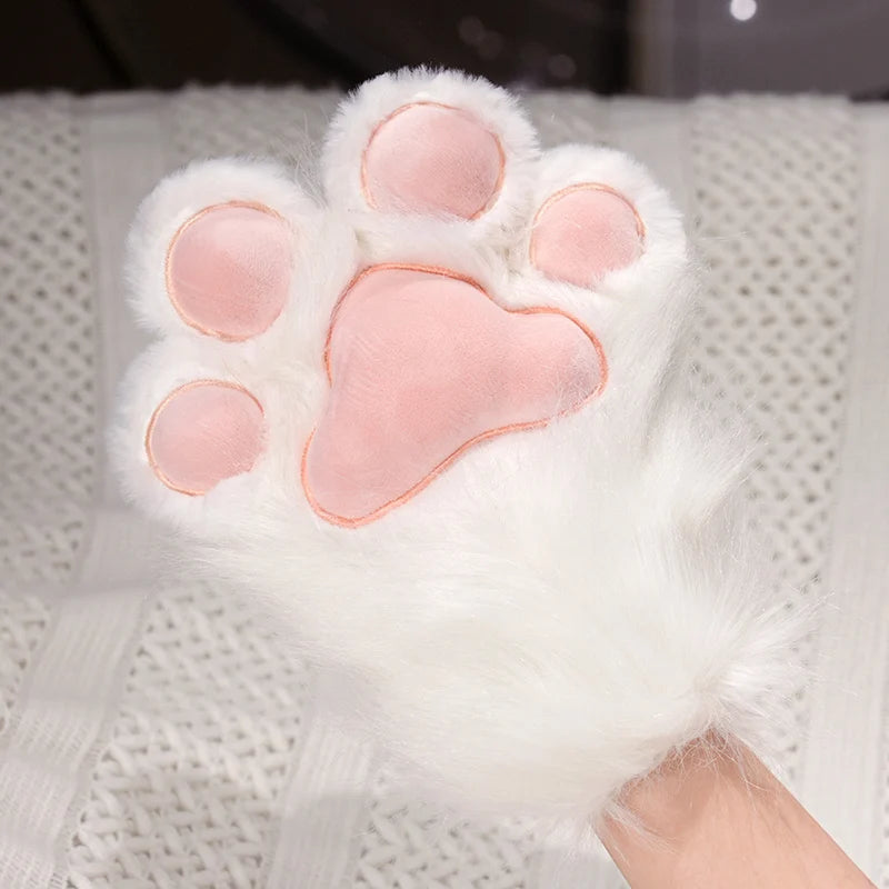 Kawaii Fluffy Cat Paws and Slippers
