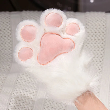 Kawaii Fluffy Cat Paws and Slippers