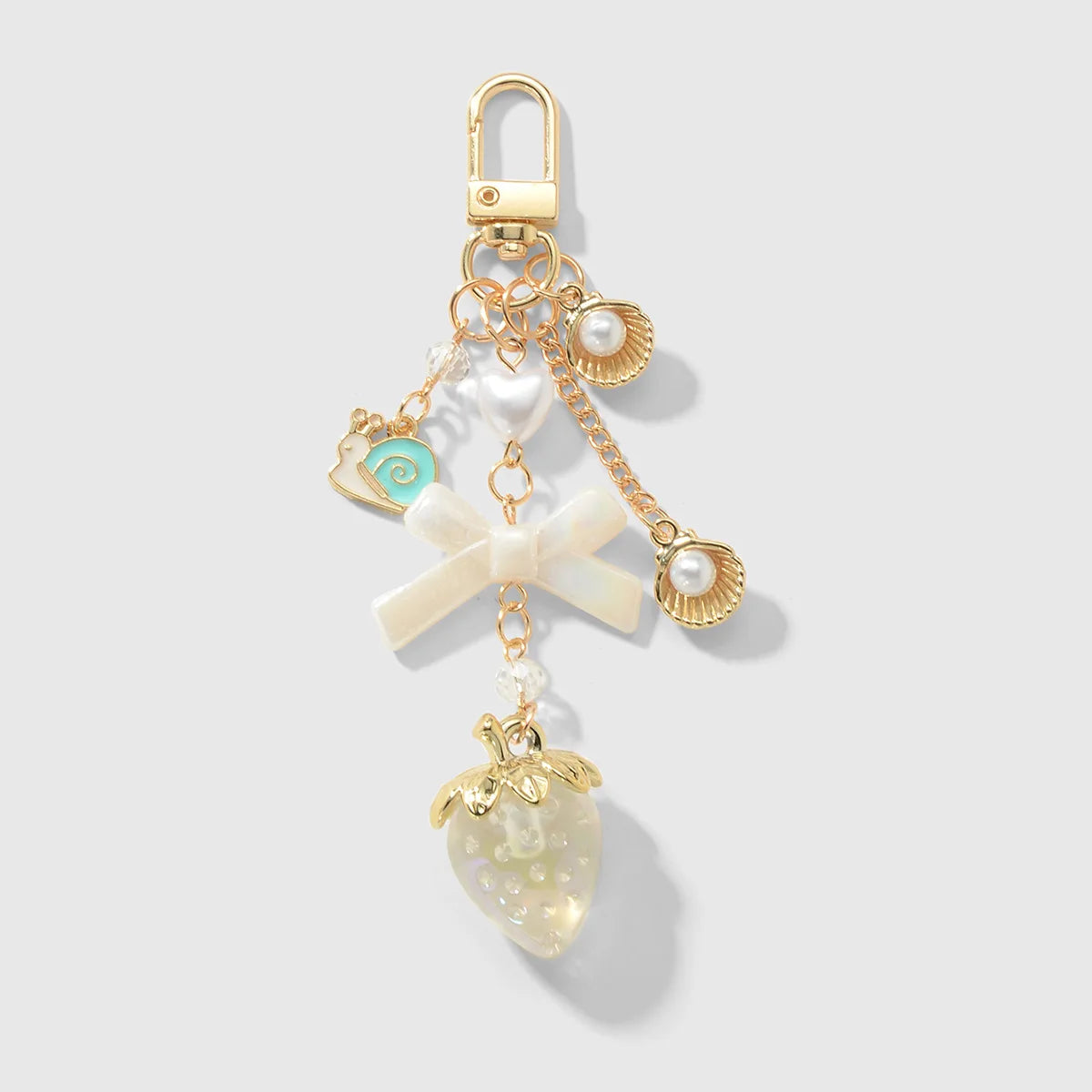 Pastel Berry Charm Keychains