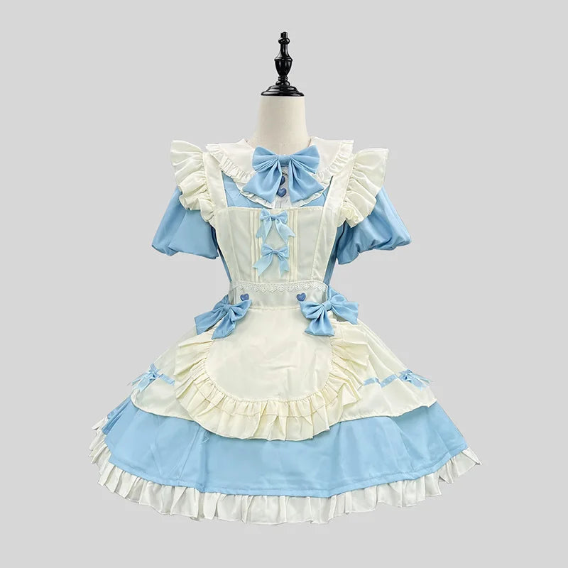 Kawaii Two-Tone Lolita Maid Cosplay Women's Dress Collection