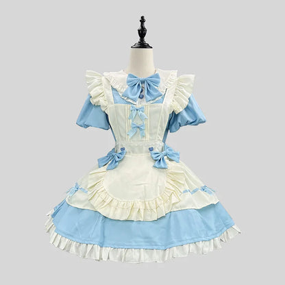 Kawaii Two-Tone Lolita Maid Cosplay Women's Dress Collection