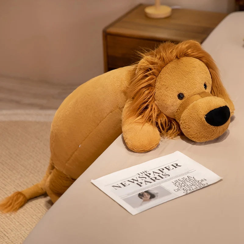 Long Lion Snuggle Buddy Plushies