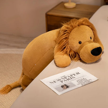 Long Lion Snuggle Buddy Plushies