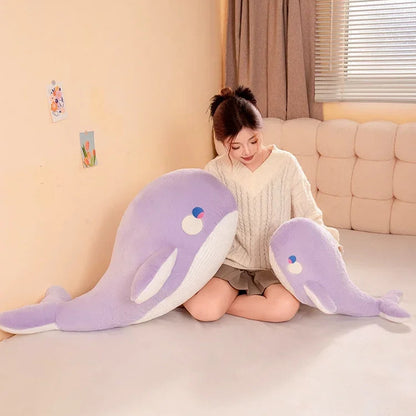 Pastel Purple Whale Plush