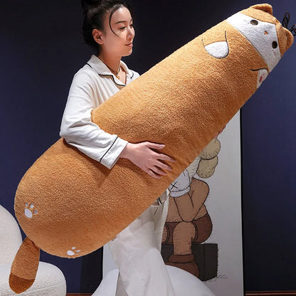 Fat Cat Body Pillow Plush