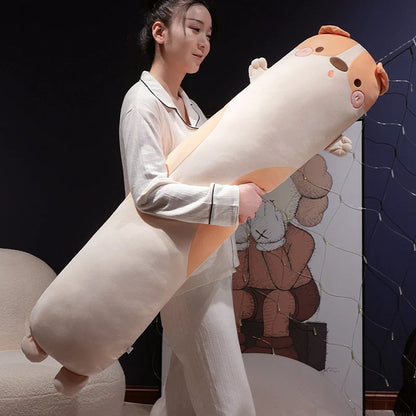 Long Kawaii Snuggly Dog Plushies