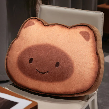 Capybara & Cat Toastie Bread Cookie Plushies