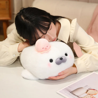 Pebbles the Baby Seal Plush Family