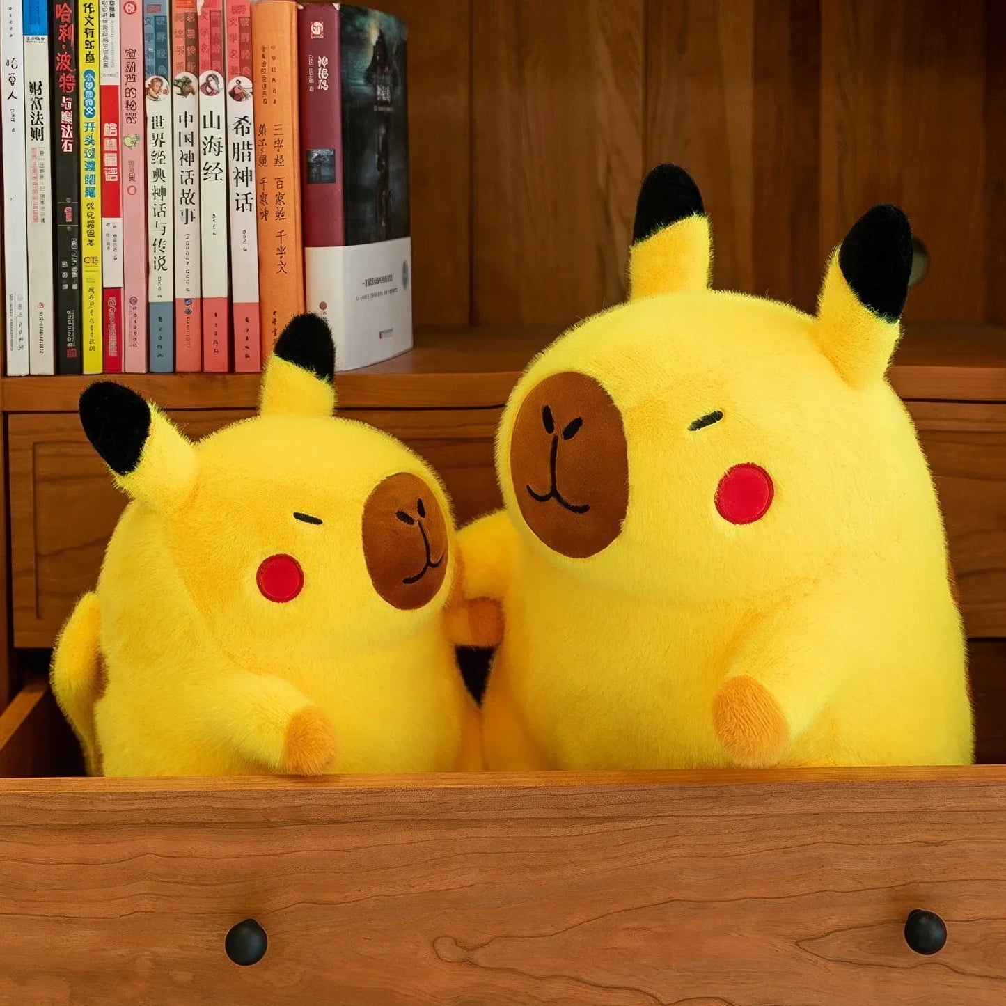 Yellow Pikabara Capybara Plush