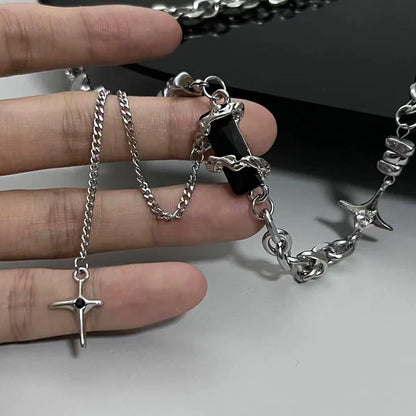 Eclipse Cross Y2K Choker Necklace