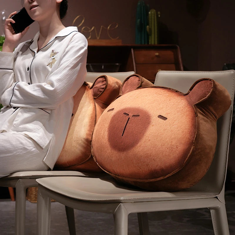 Capybara & Cat Toastie Bread Cookie Plushies