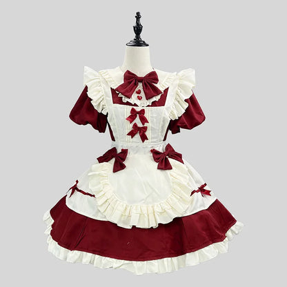 Kawaii Two-Tone Lolita Maid Cosplay Women's Dress Collection