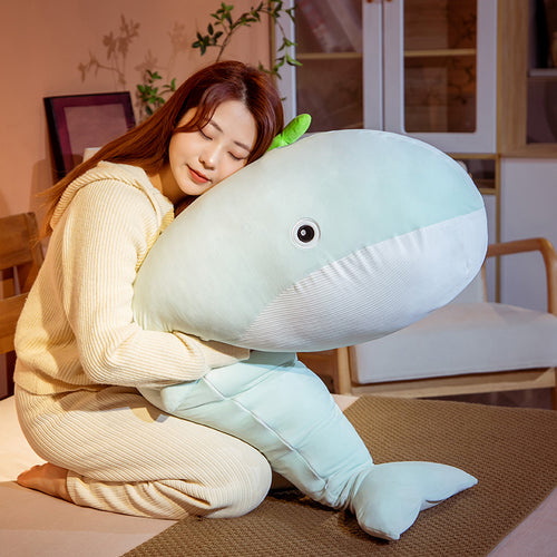A Pod of Cuddly Whale Plushies