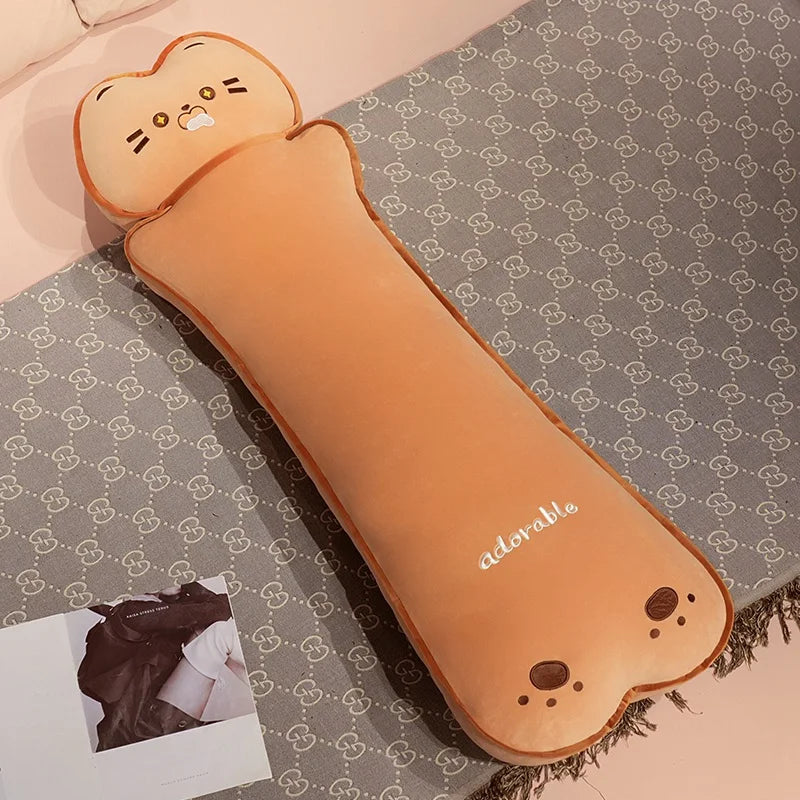 Long Kawaii Cat Bear Bread Plushies