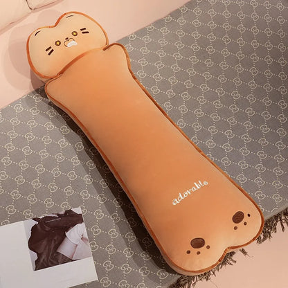 Long Kawaii Cat Bear Bread Plushies