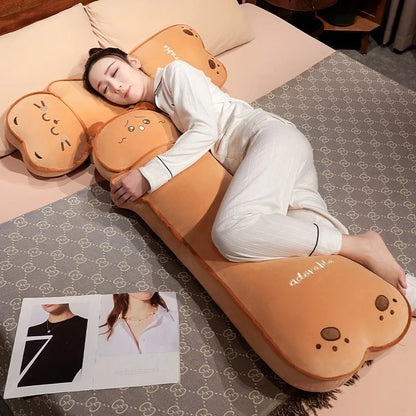 Long Kawaii Cat Bear Bread Plushies