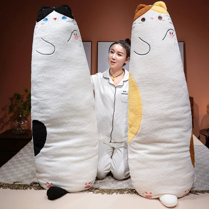 Fat Cat Body Pillow Plush