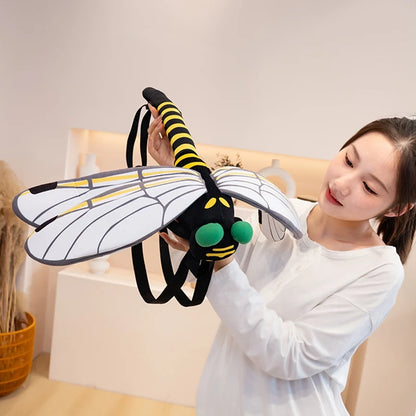 Praying Mantis and Mystic Dragonfly Plush Backpack
