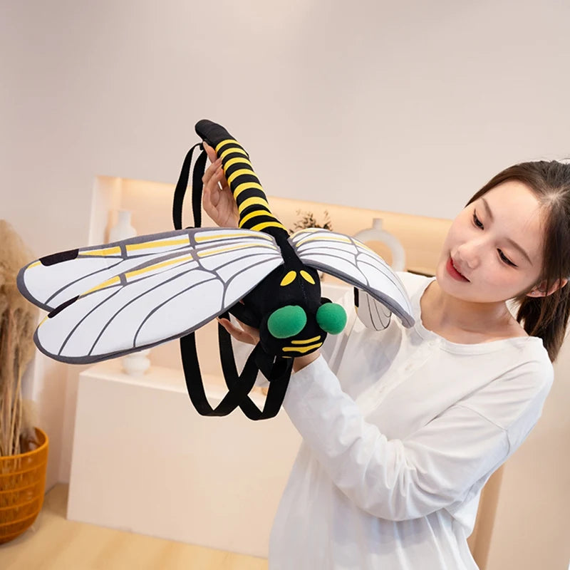 Praying Mantis and Mystic Dragonfly Plush Backpack