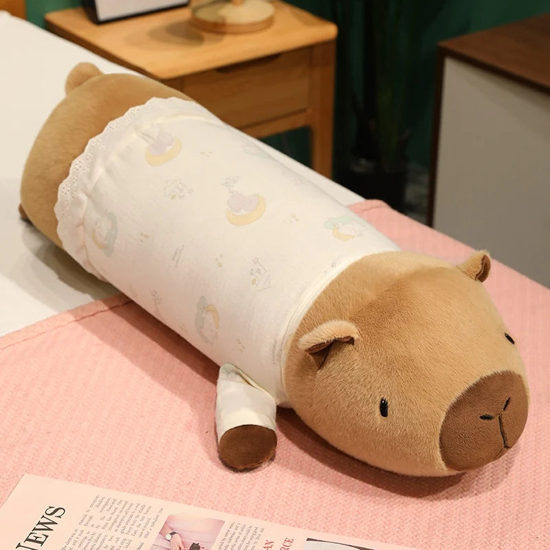 Sleepy Capybara Pyjamas Long Snuggle Buddy