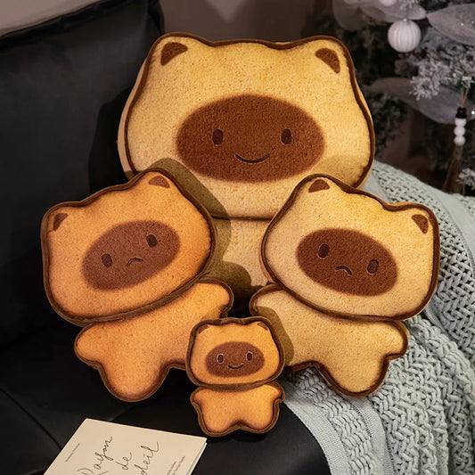 Kawaii Cat Bread Biscuit Cookie Plushies