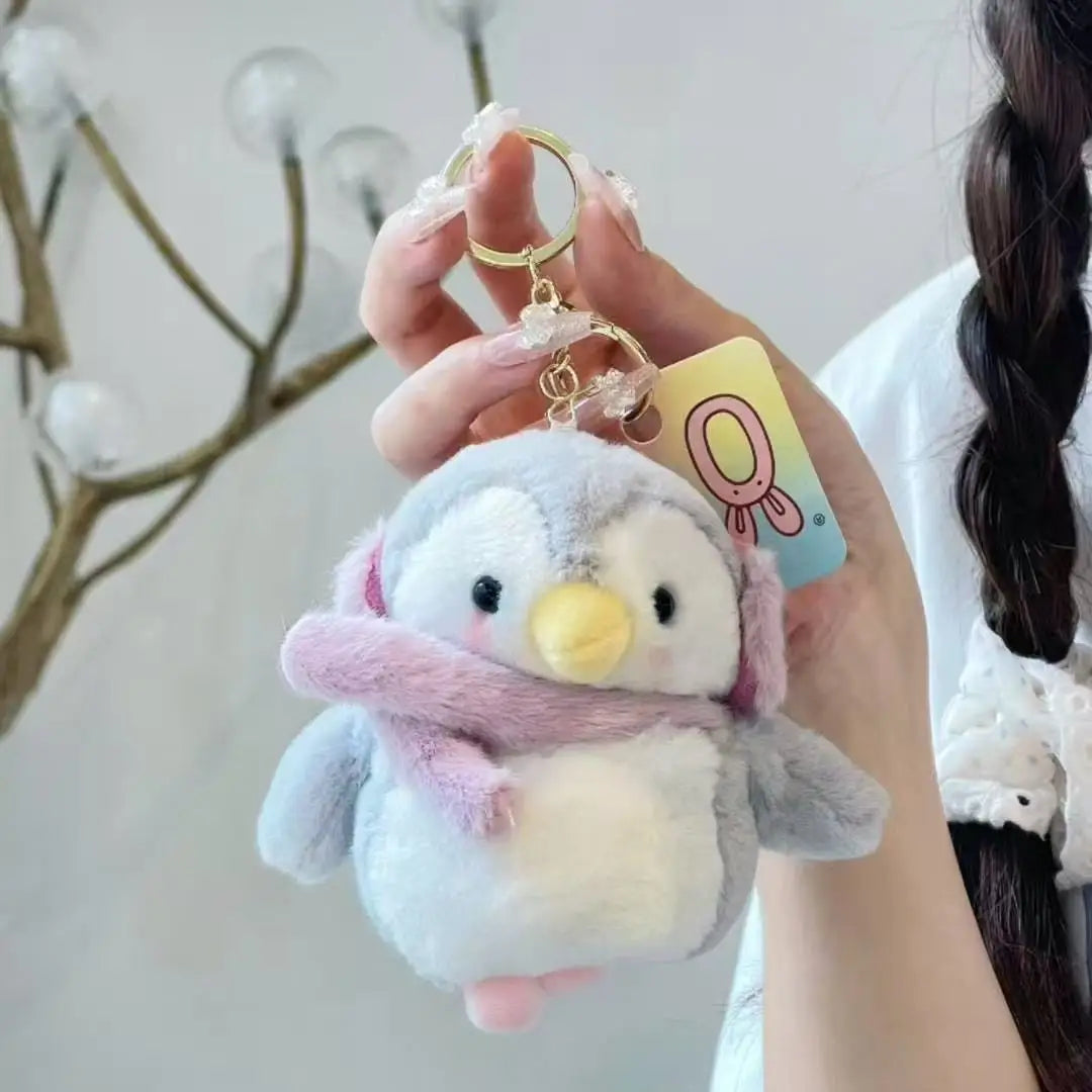 Winter Penguin Plush Airpods Case