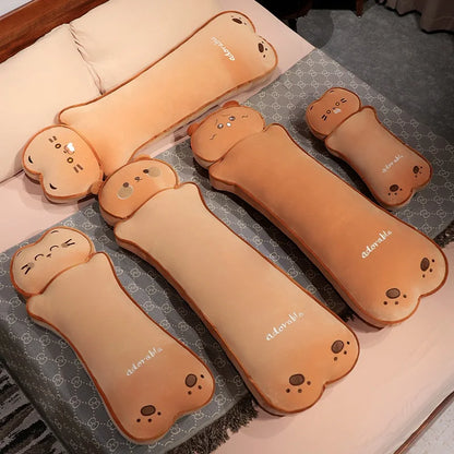 Long Kawaii Cat Bear Bread Plushies