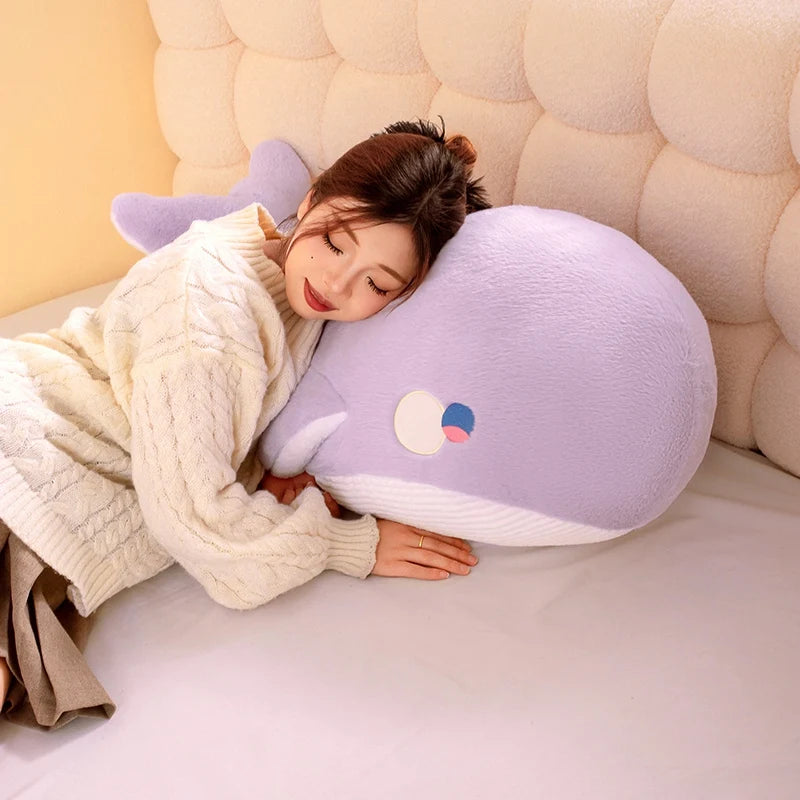 Pastel Purple Whale Plush