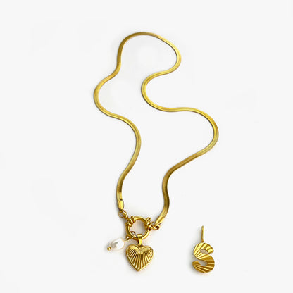 Aurelia Custom Initial Charm Necklace