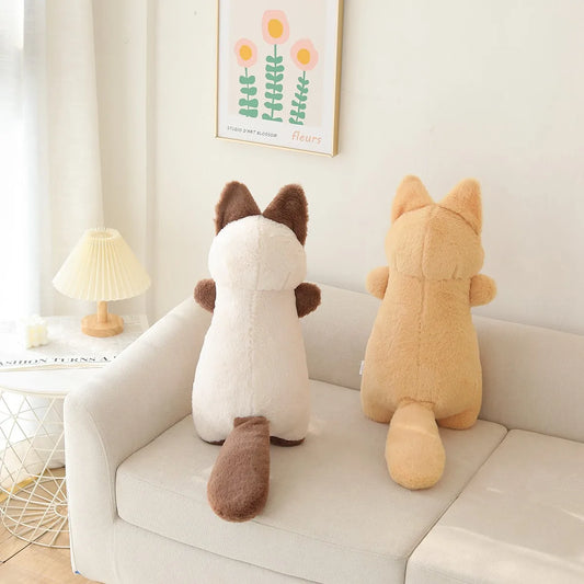 Shortie Two-tone Cat Plushie Collection