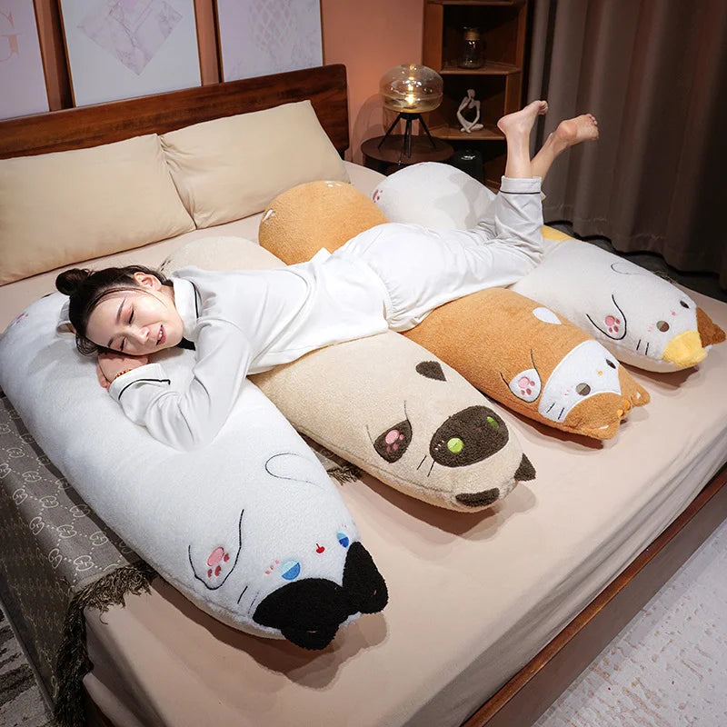 Fat Cat Body Pillow Plush