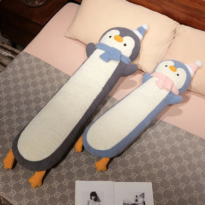 Long Snuggly Fluffy Penguin Plushies