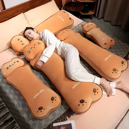 Long Kawaii Cat Bear Bread Plushies