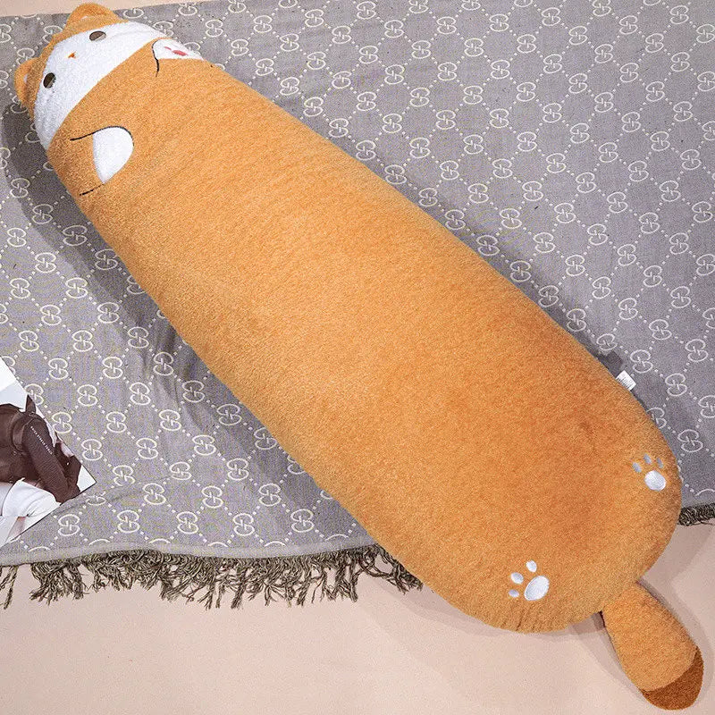 Fat Cat Body Pillow Plush