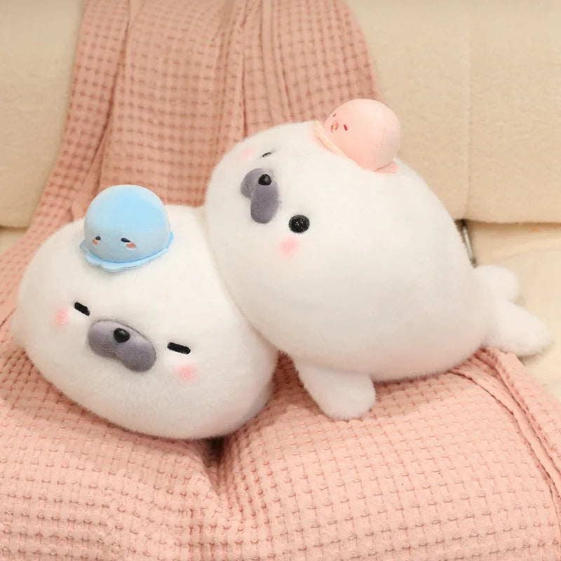 Pebbles the Baby Seal Plush Family