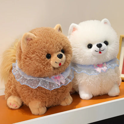 Yumi and Koji the Pomeranian Dog Plushies