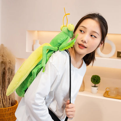 Praying Mantis and Mystic Dragonfly Plush Backpack