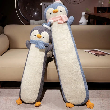 Long Snuggly Fluffy Penguin Plushies